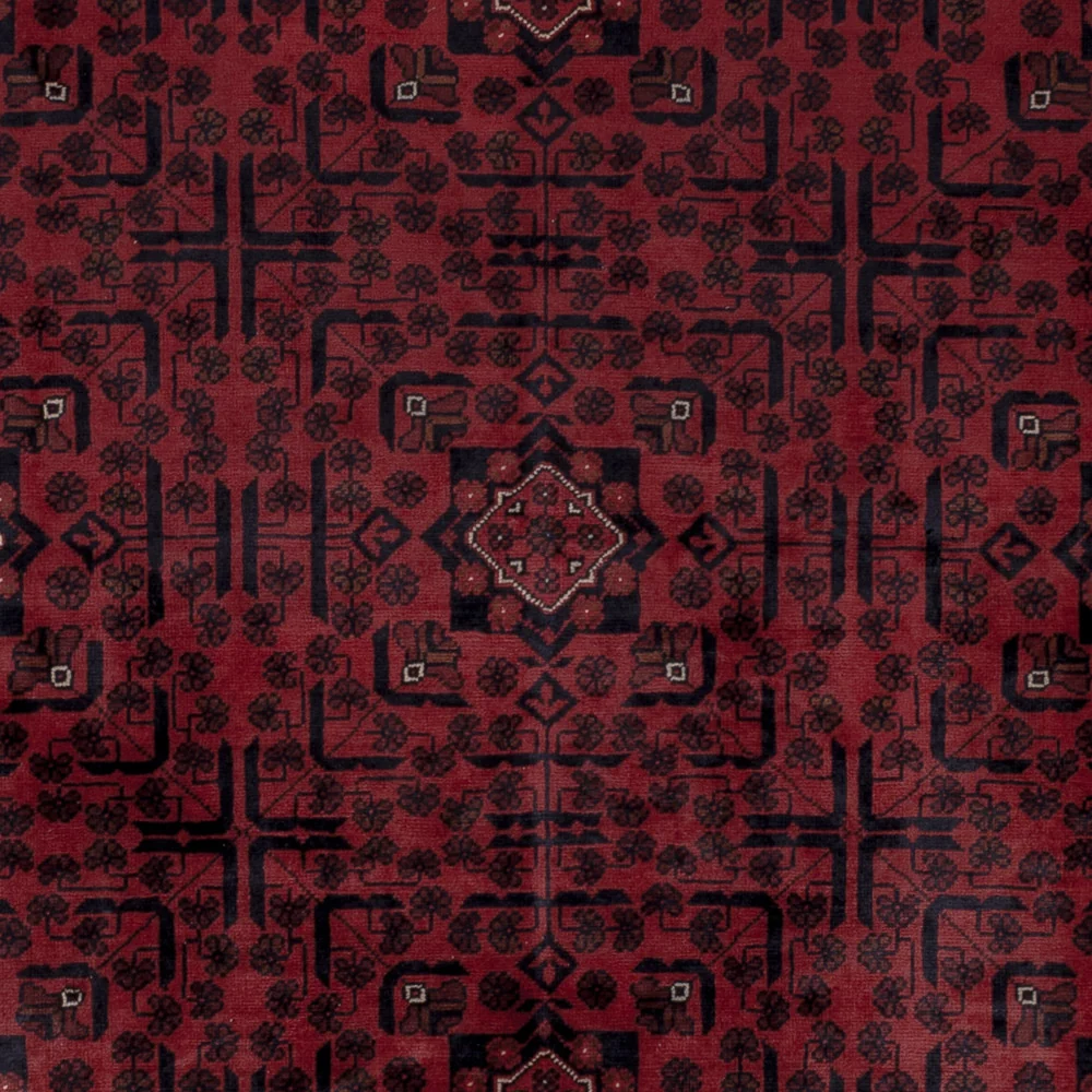 Afghanske tepper - Kunduz - 276 x 199 cm - rød