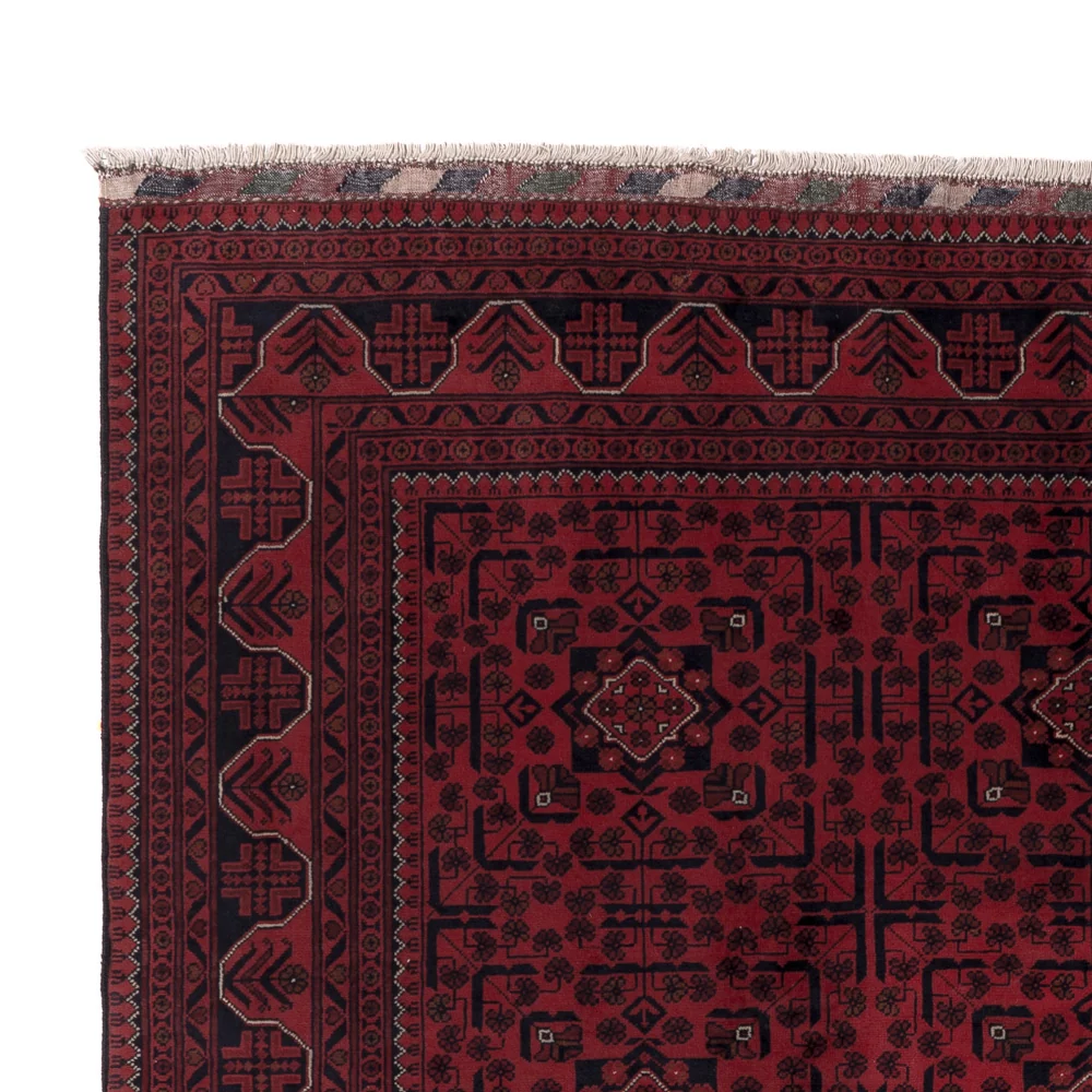 Afghanske tepper - Kunduz - 276 x 199 cm - rød