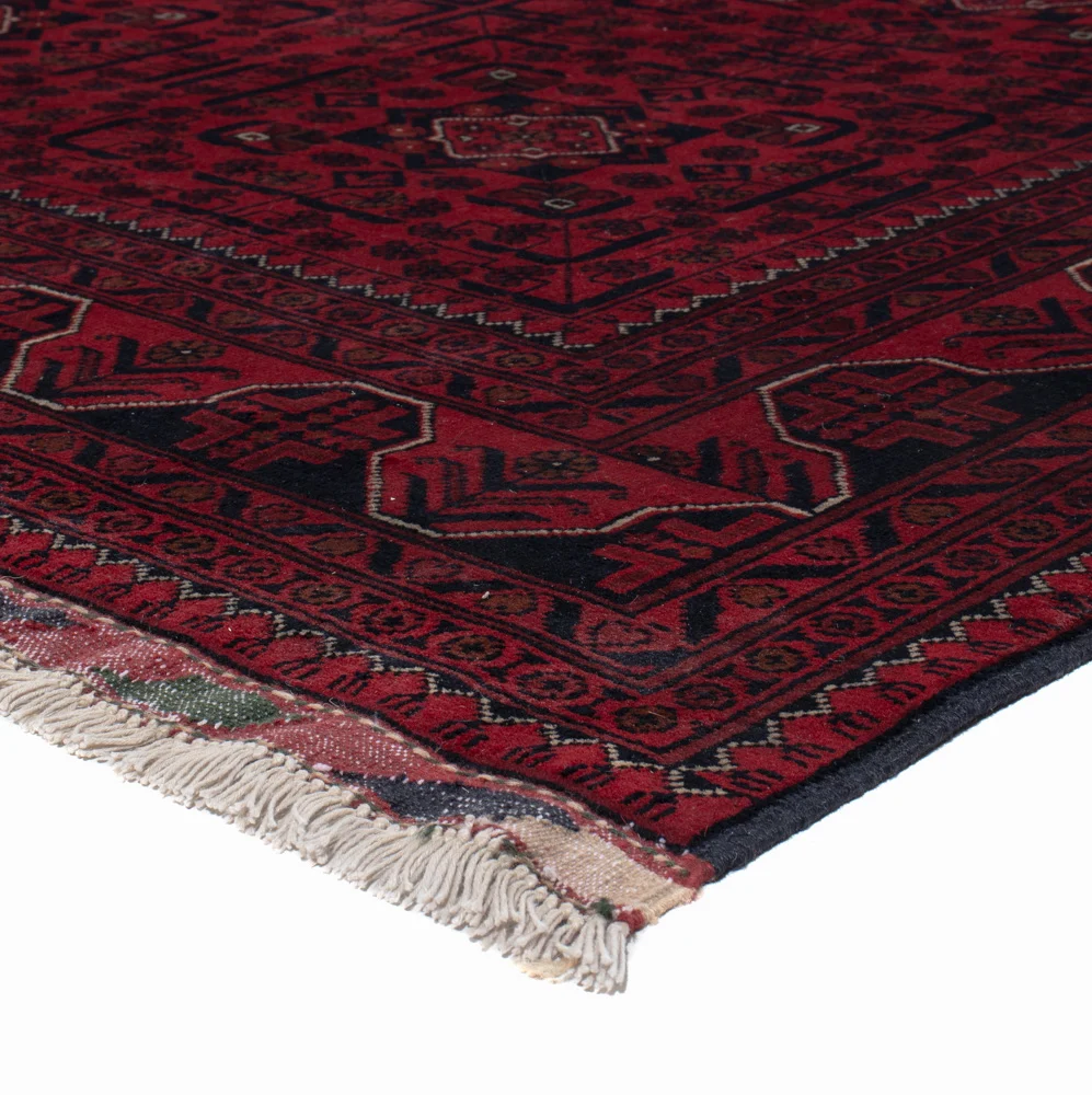 Afghanske tepper - Kunduz - 276 x 199 cm - rød