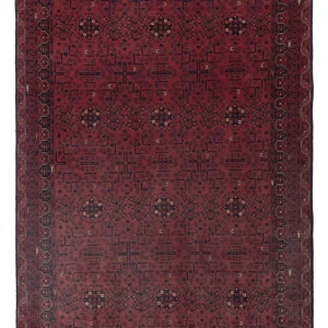Afghanske tepper - Kunduz - 280 x 184 cm - mørk rød
