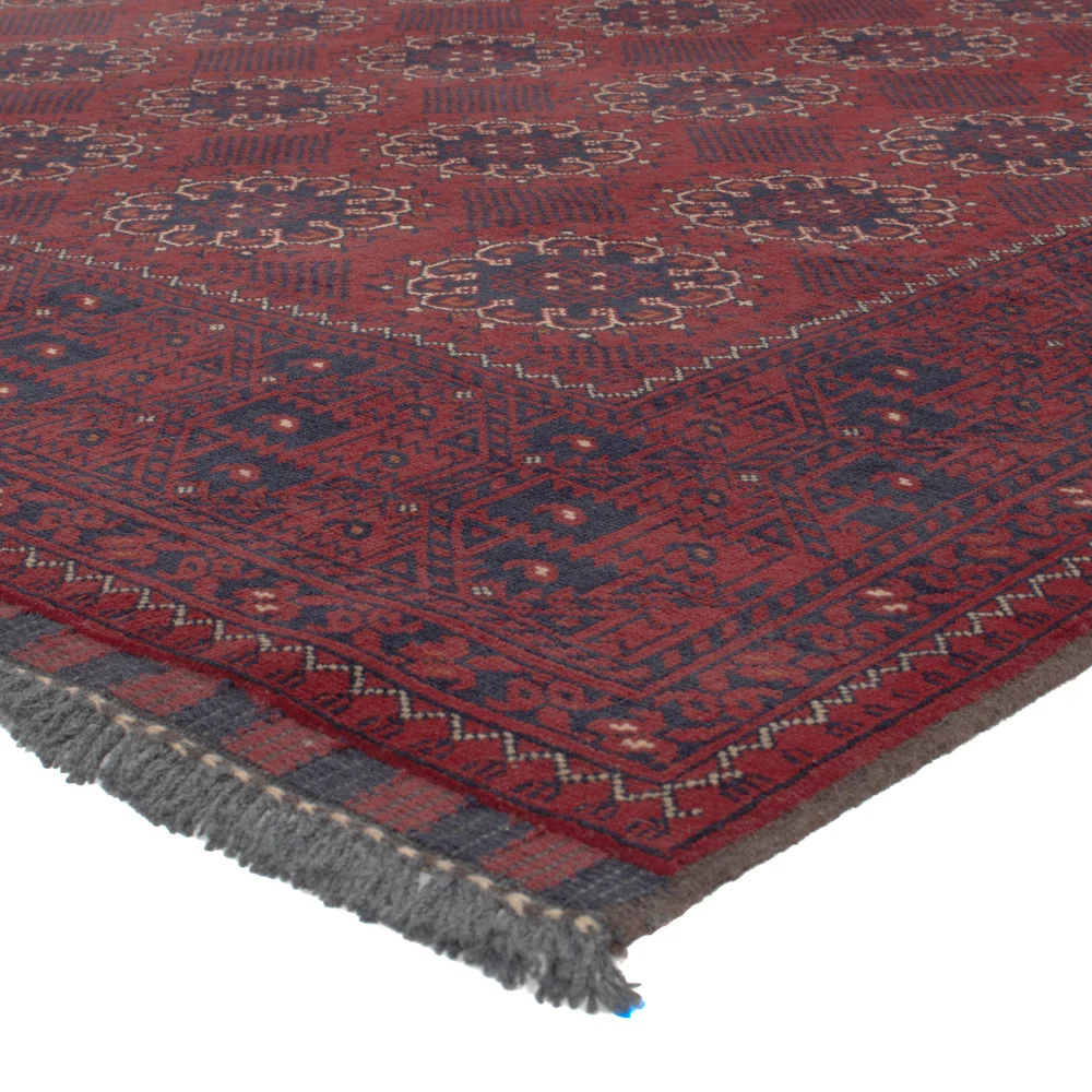 Afghanske tepper - Kunduz - 283 x 199 cm - mørk rød