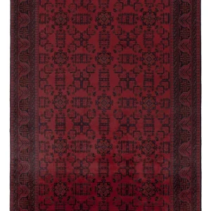 Afghanske tepper - Kunduz - 284 x 200 cm - rød