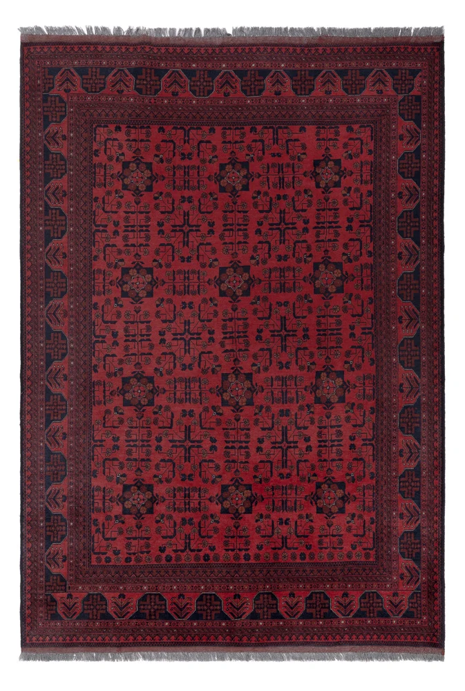 Afghanske tepper - Kunduz - 285 x 199 cm - rød