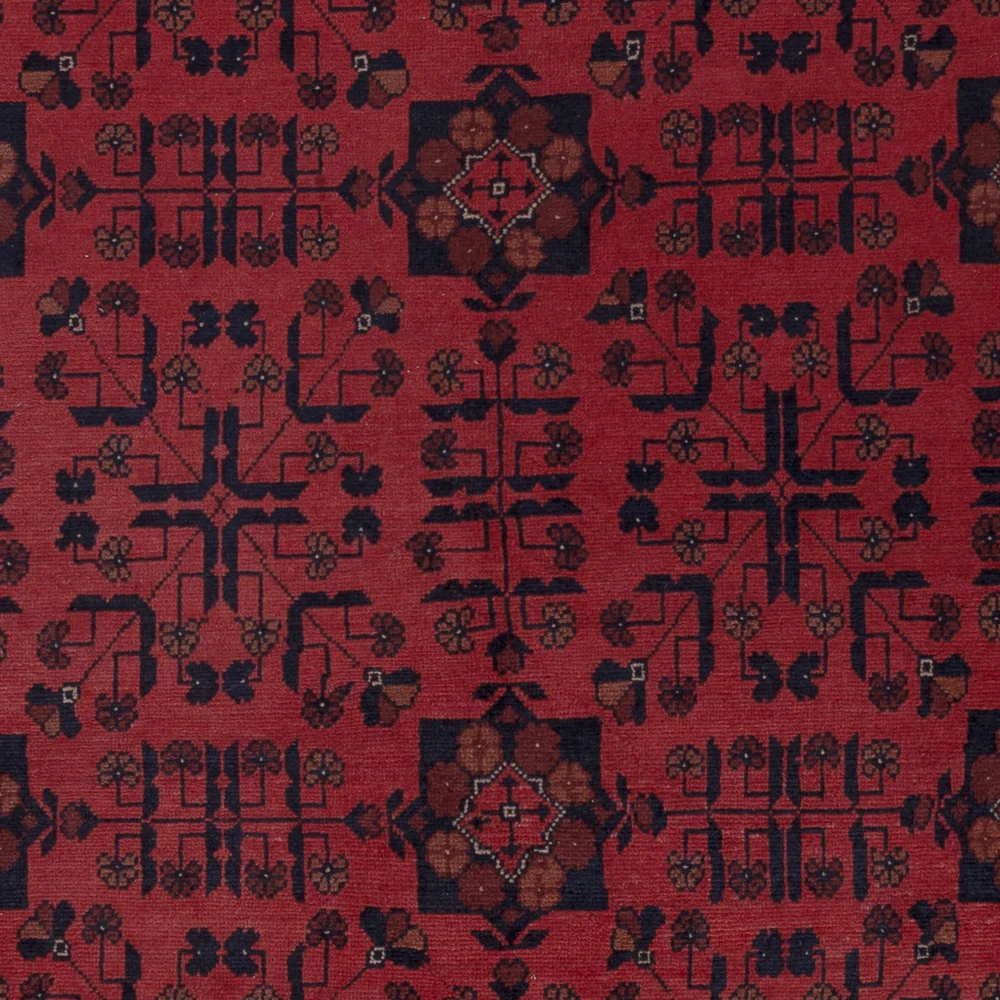 Afghanske tepper - Kunduz - 285 x 199 cm - rød