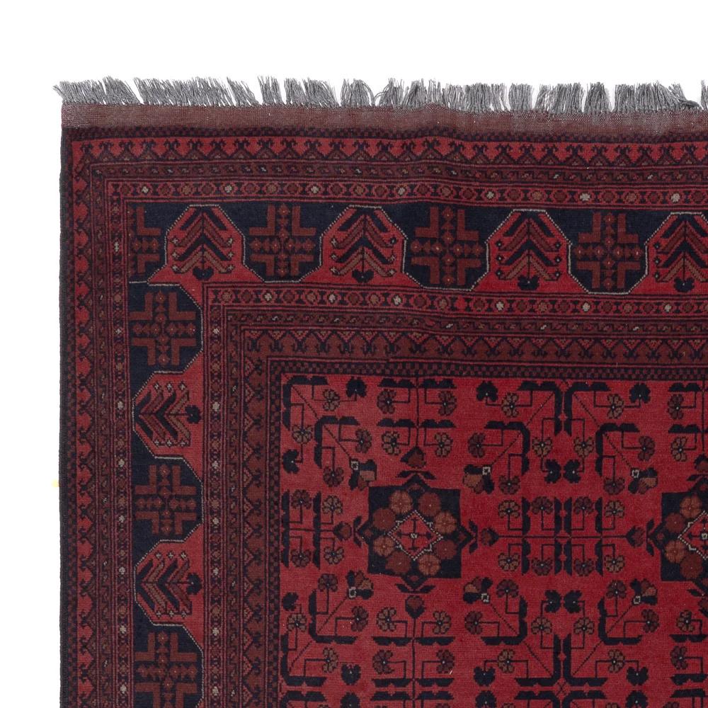 Afghanske tepper - Kunduz - 285 x 199 cm - rød