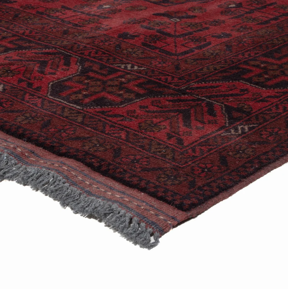 Afghanske tepper - Kunduz - 286 x 197 cm - rød
