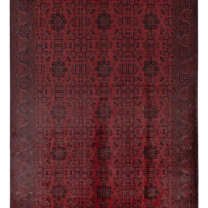 Afghanske tepper - Kunduz - 286 x 197 cm - rød