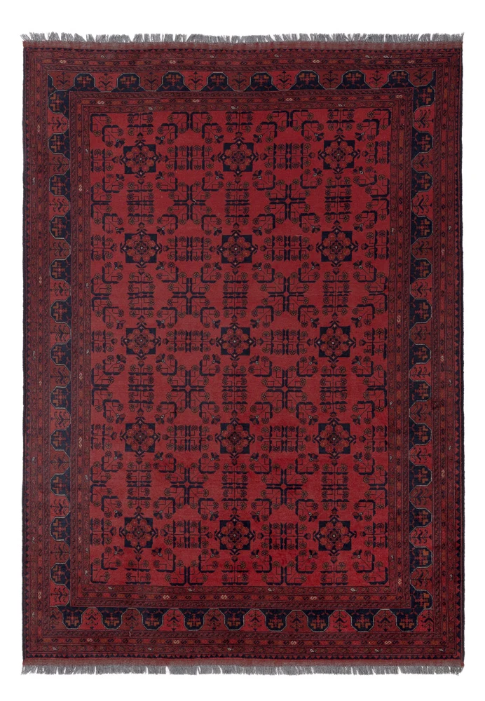 Afghanske tepper - Kunduz - 286 x 199 cm - rød