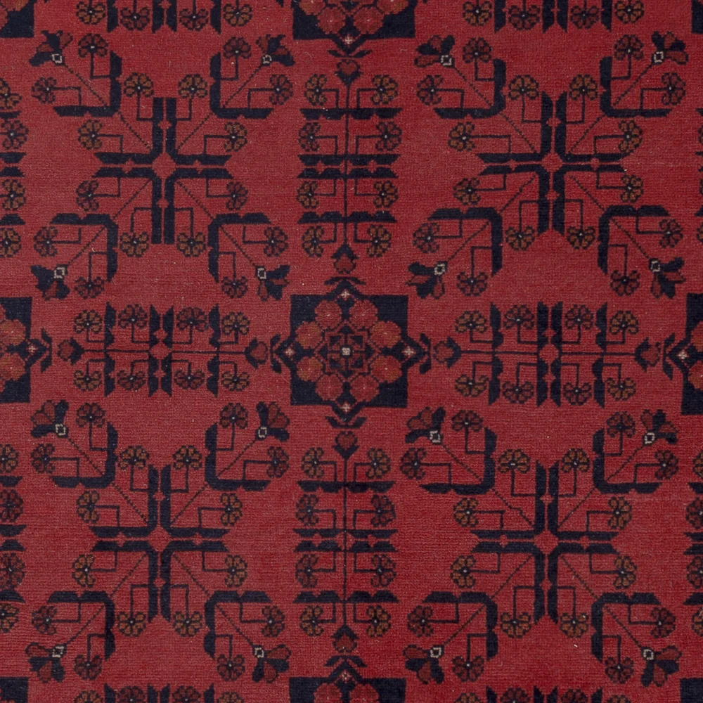 Afghanske tepper - Kunduz - 286 x 199 cm - rød