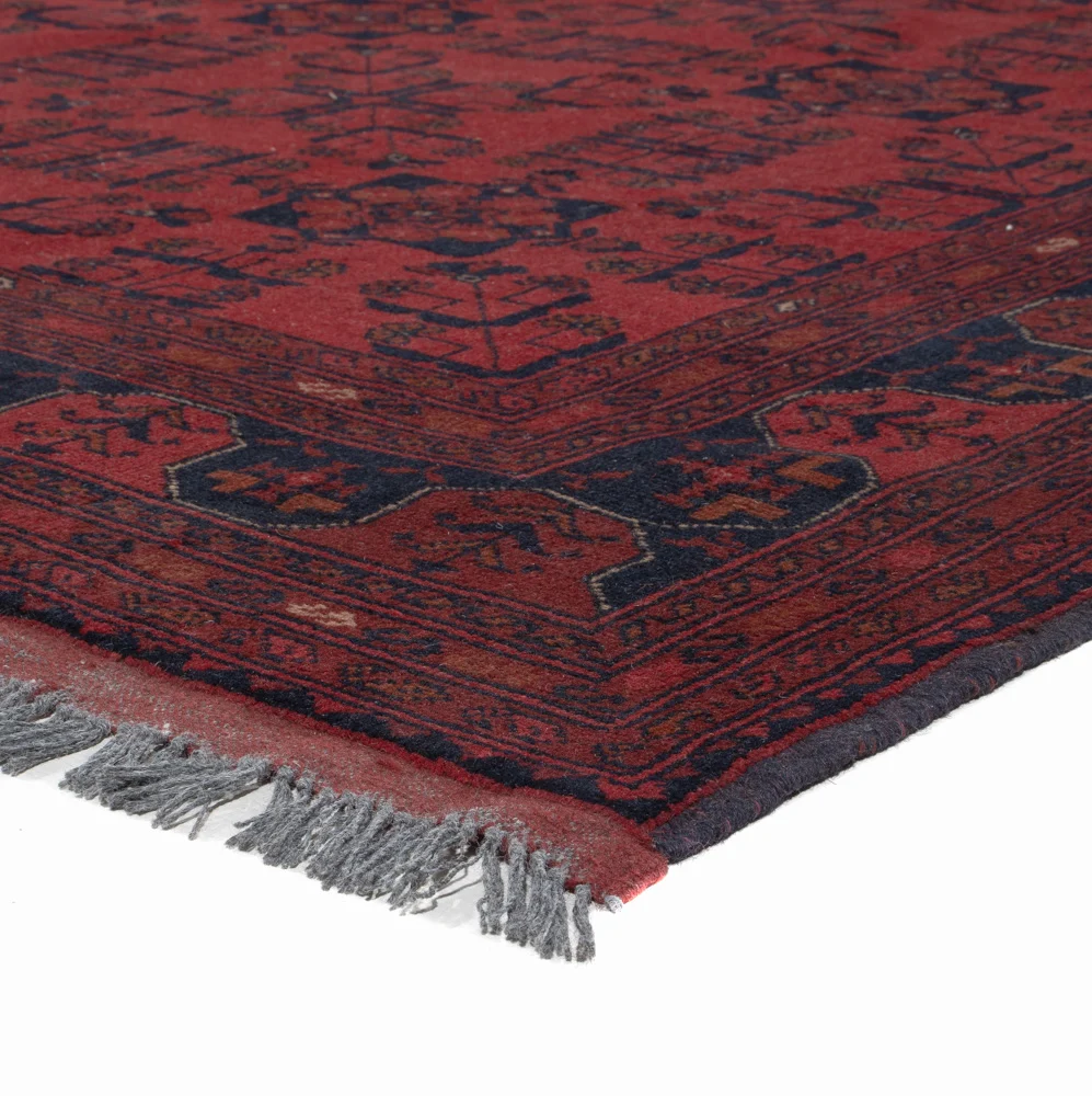 Afghanske tepper - Kunduz - 286 x 199 cm - rød