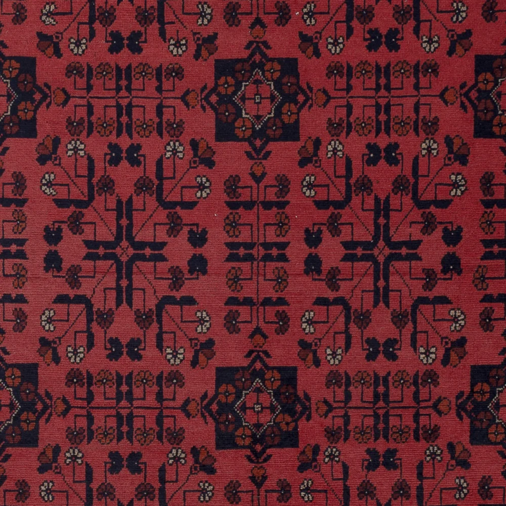 Afghanske tepper - Kunduz - 286 x 201 cm - rød