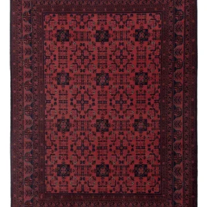 Afghanske tepper - Kunduz - 286 x 201 cm - rød