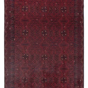 Afghanske tepper - Kunduz - 287 x 194 cm - mørk rød