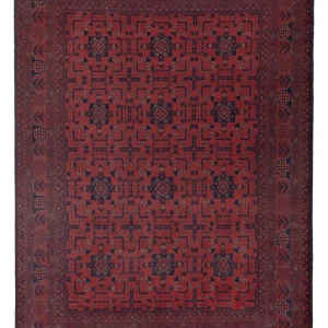 Afghanske tepper - Kunduz - 287 x 203 cm - rød