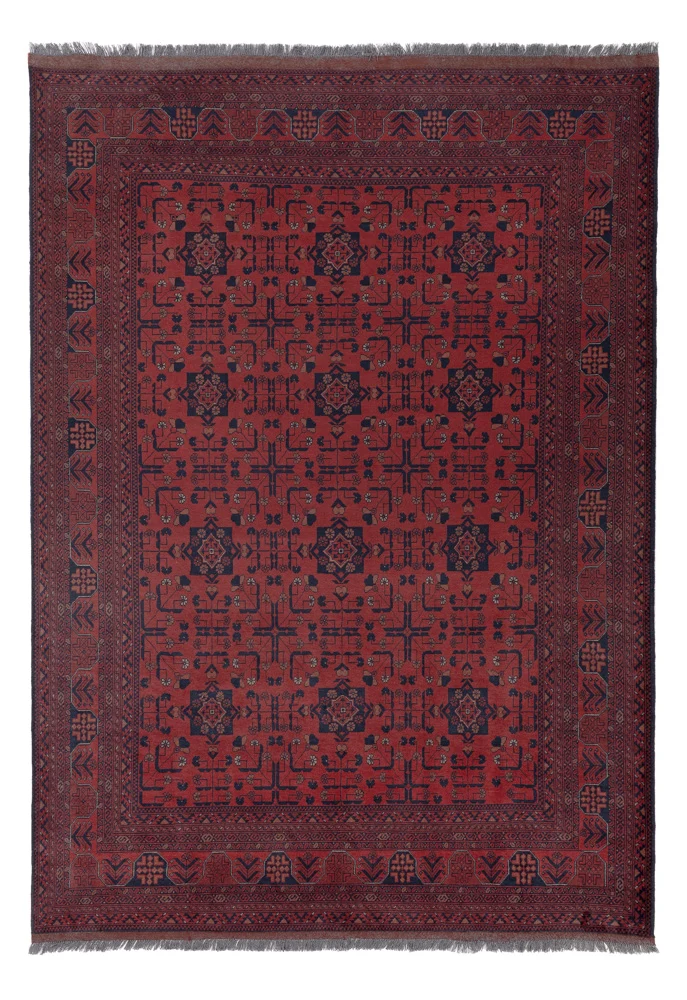 Afghanske tepper - Kunduz - 287 x 203 cm - rød