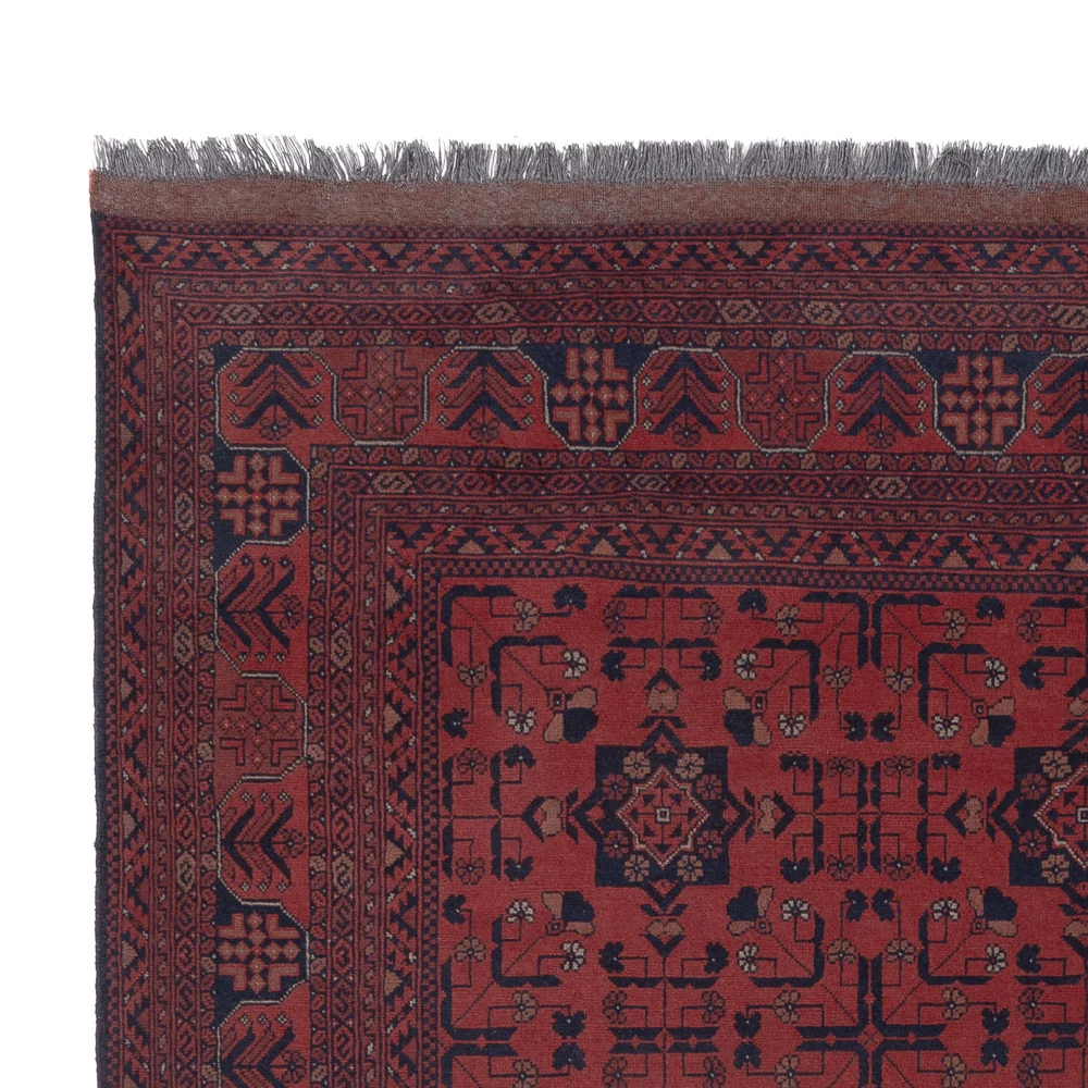 Afghanske tepper - Kunduz - 287 x 203 cm - rød