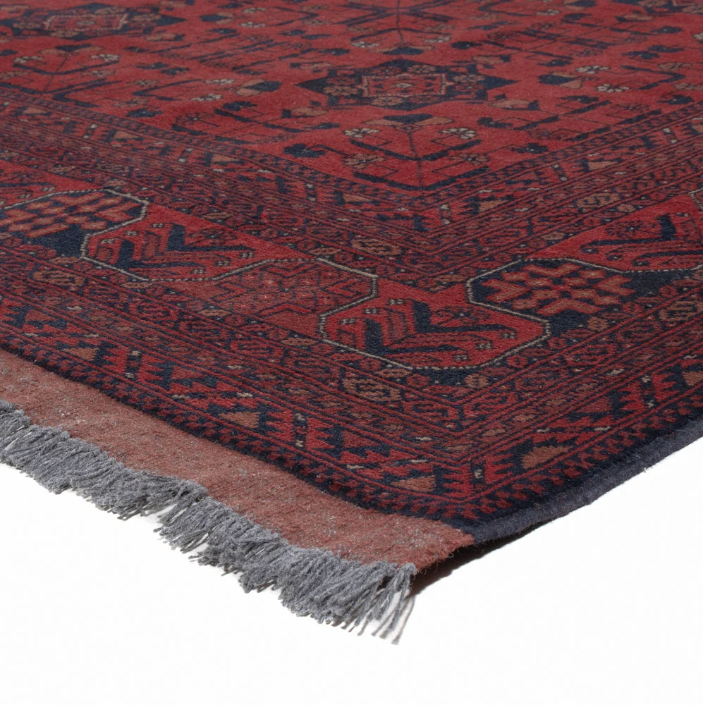 Afghanske tepper - Kunduz - 287 x 203 cm - rød