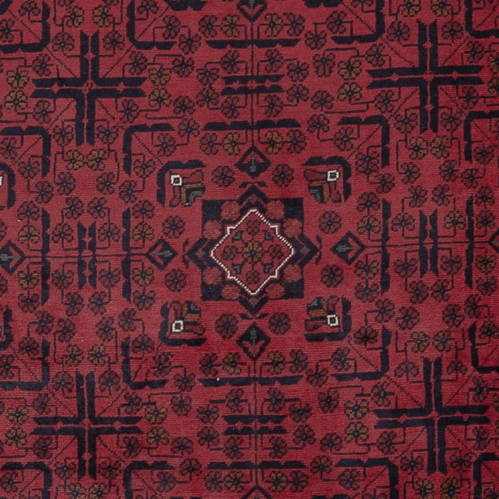 Afghanske tepper - Kunduz - 288 x 194 cm - mørk rød