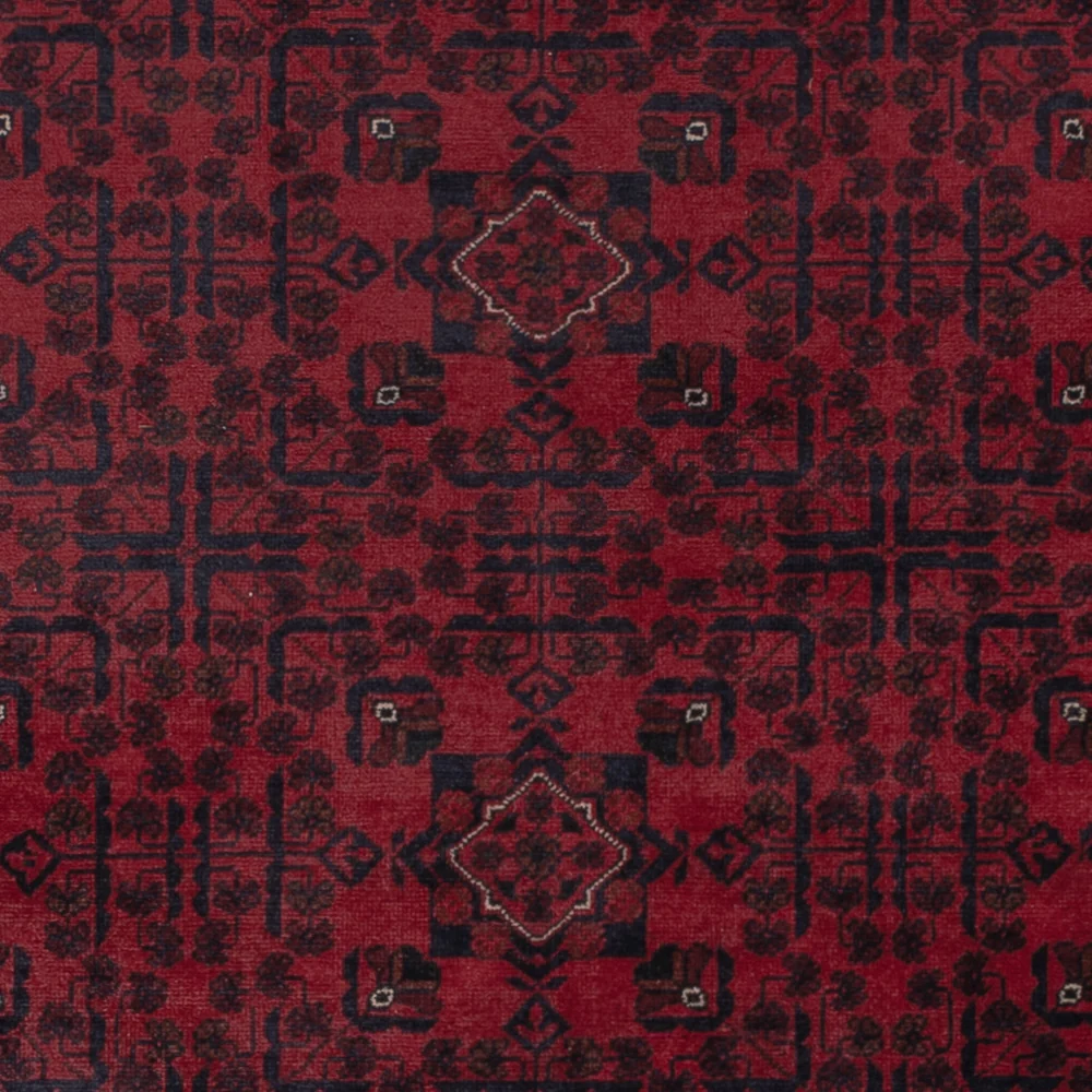 Afghanske tepper - Kunduz - 288 x 198 cm - mørk rød