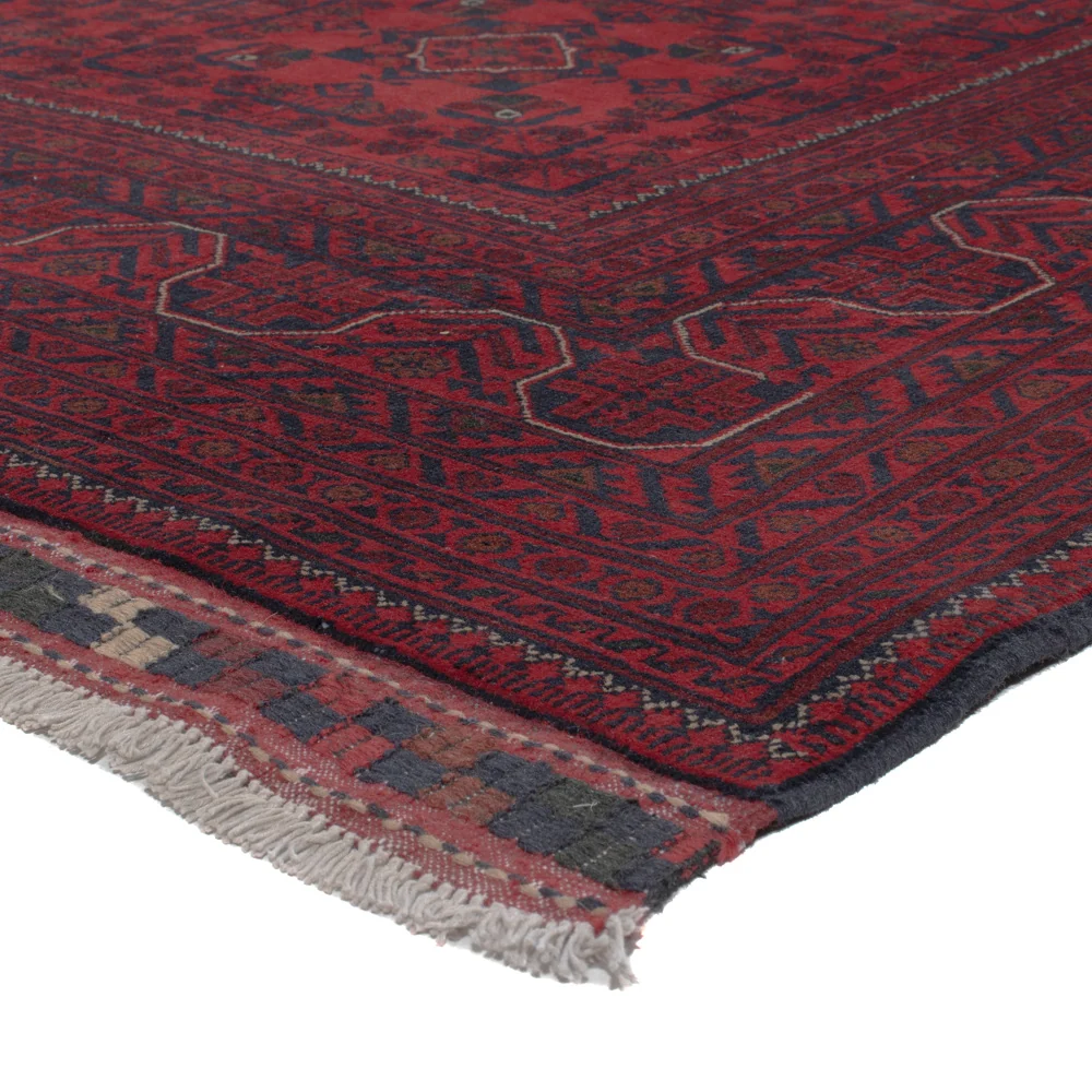 Afghanske tepper - Kunduz - 288 x 198 cm - mørk rød