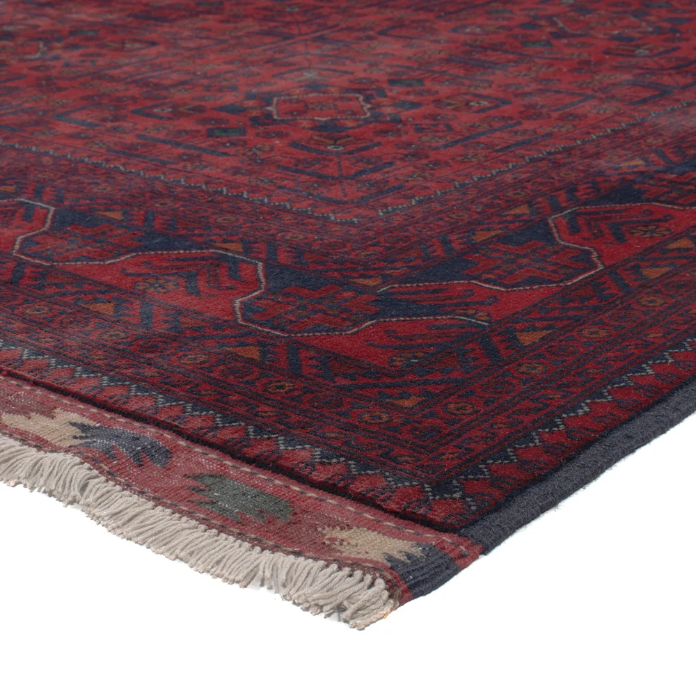Afghanske tepper - Kunduz - 288 x 198 cm - mørk rød