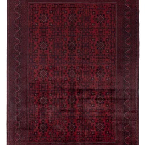 Afghanske tepper - Kunduz - 288 x 200 cm - rød