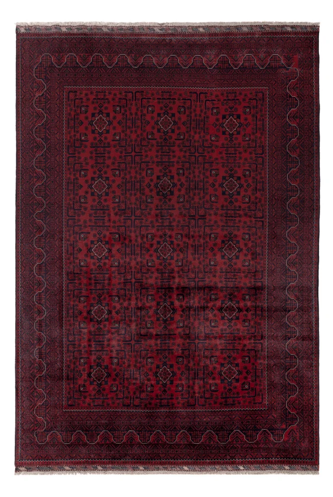 Afghanske tepper - Kunduz - 288 x 200 cm - rød