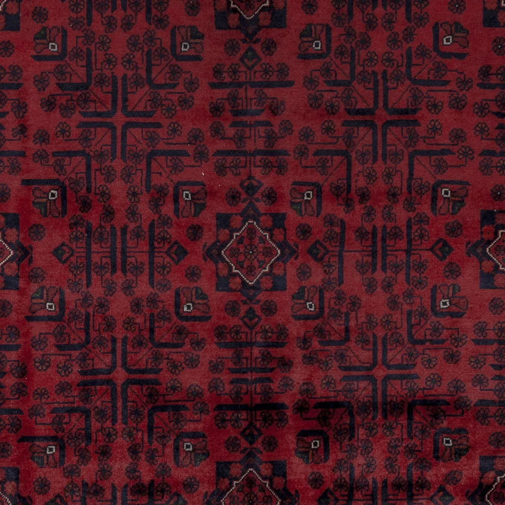 Afghanske tepper - Kunduz - 288 x 200 cm - rød