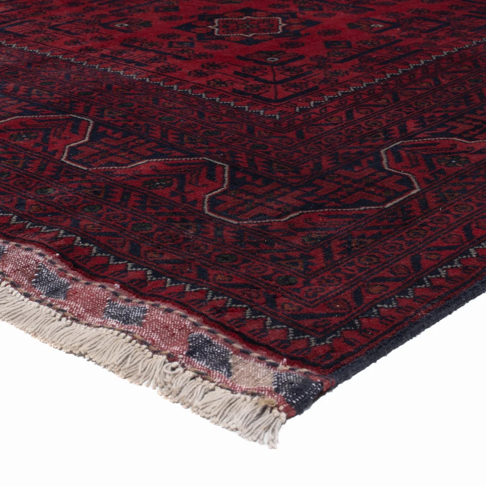 Afghanske tepper - Kunduz - 288 x 200 cm - rød