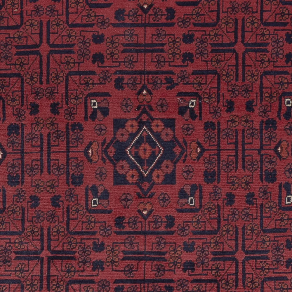 Afghanske tepper - Kunduz - 289 x 195 cm - mørk rød