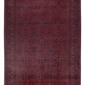 Afghanske tepper - Kunduz - 289 x 199 cm - mørk rød