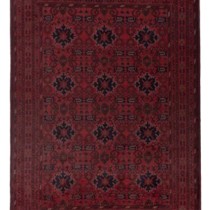 Afghanske tepper - Kunduz - 289 x 200 cm - rød