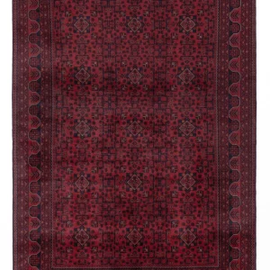 Afghanske tepper - Kunduz - 290 x 198 cm - mørk rød