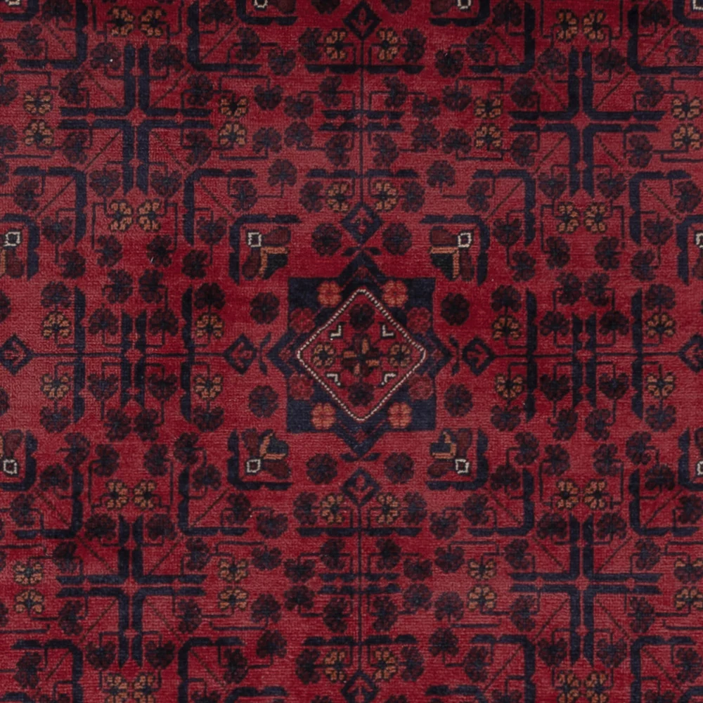 Afghanske tepper - Kunduz - 290 x 198 cm - mørk rød