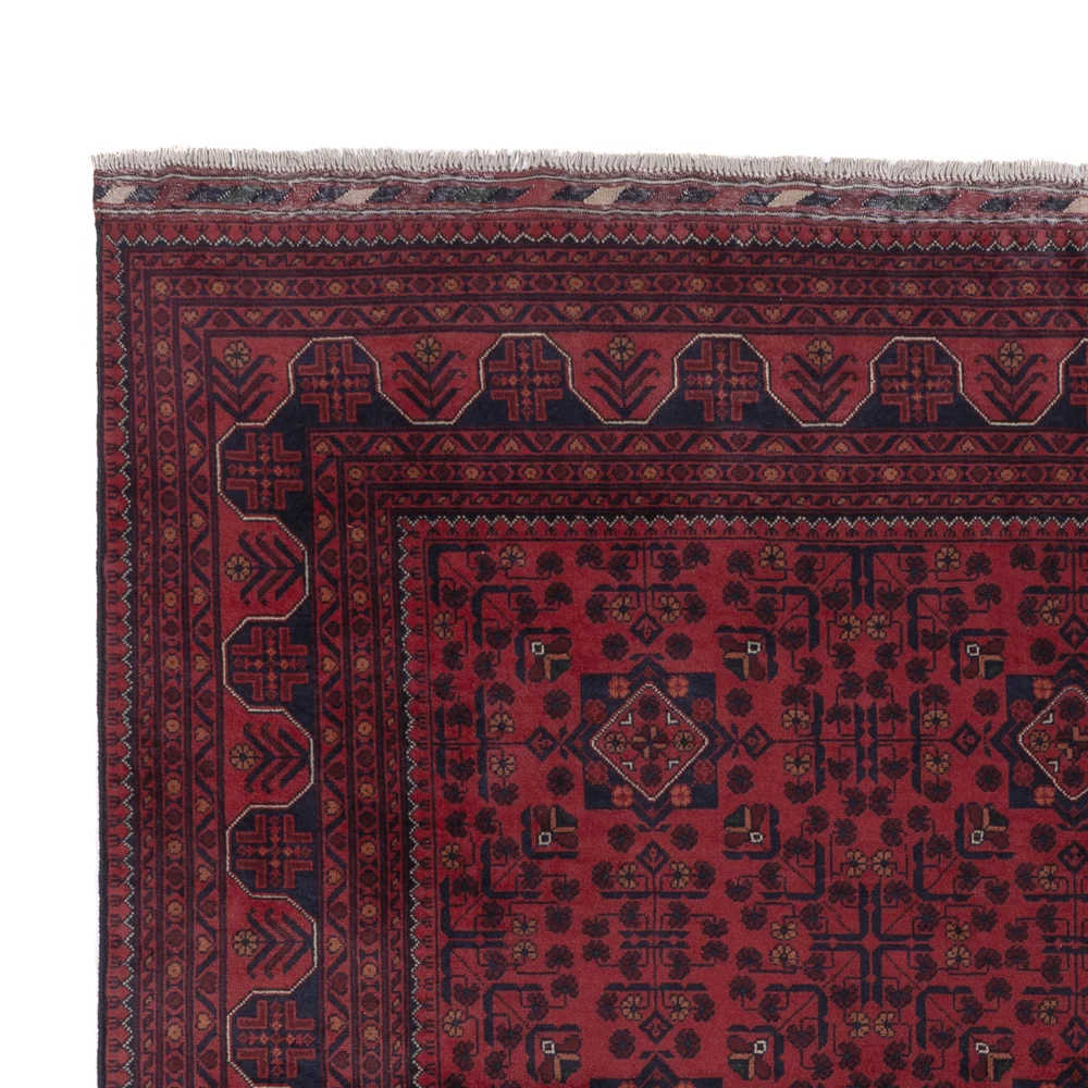 Afghanske tepper - Kunduz - 290 x 198 cm - mørk rød