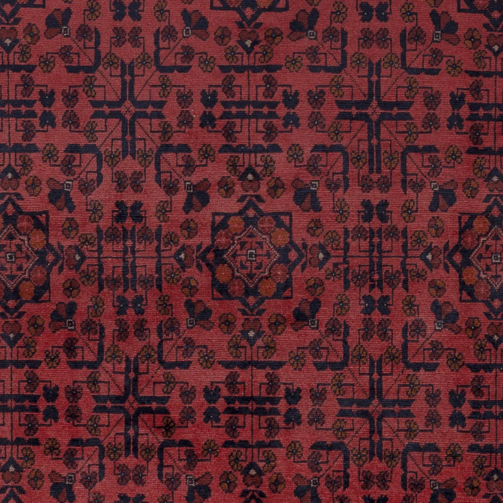 Afghanske tepper - Kunduz - 291 x 192 cm - rød