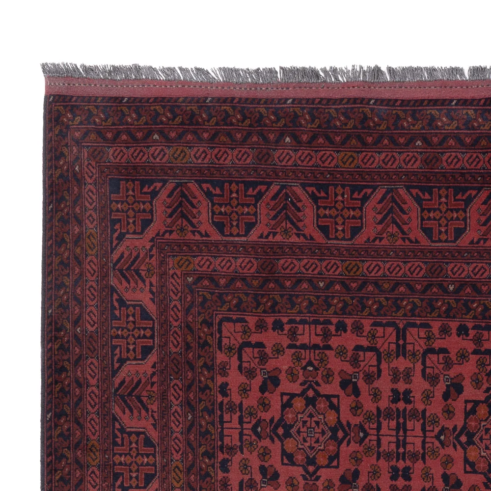 Afghanske tepper - Kunduz - 291 x 192 cm - rød