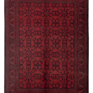 Afghanske tepper - Kunduz - 291 x 205 cm - rød