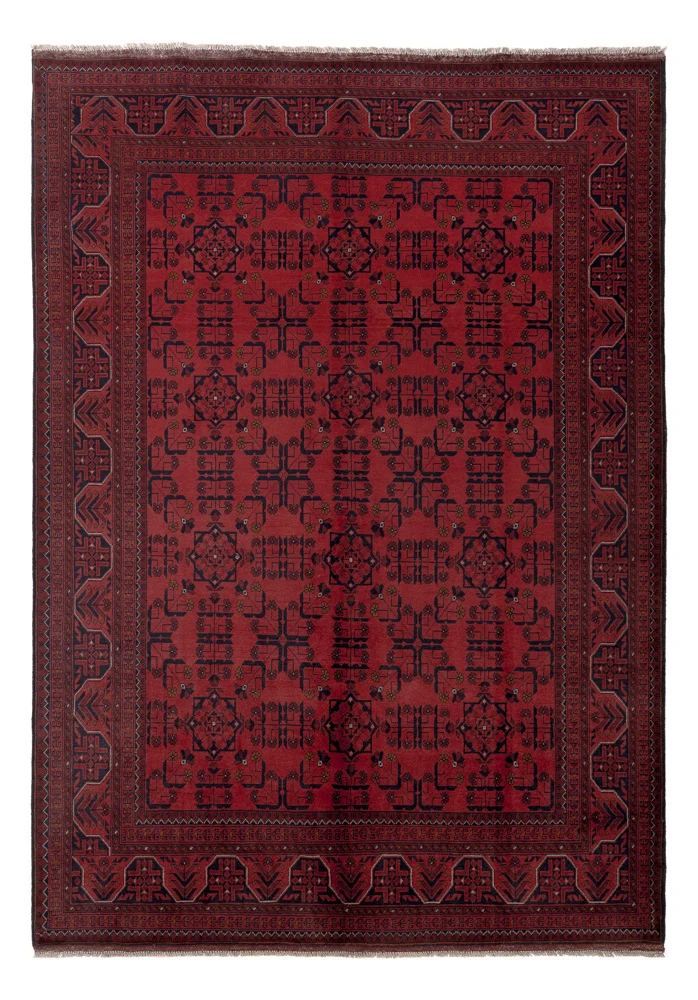 Afghanske tepper - Kunduz - 291 x 205 cm - rød