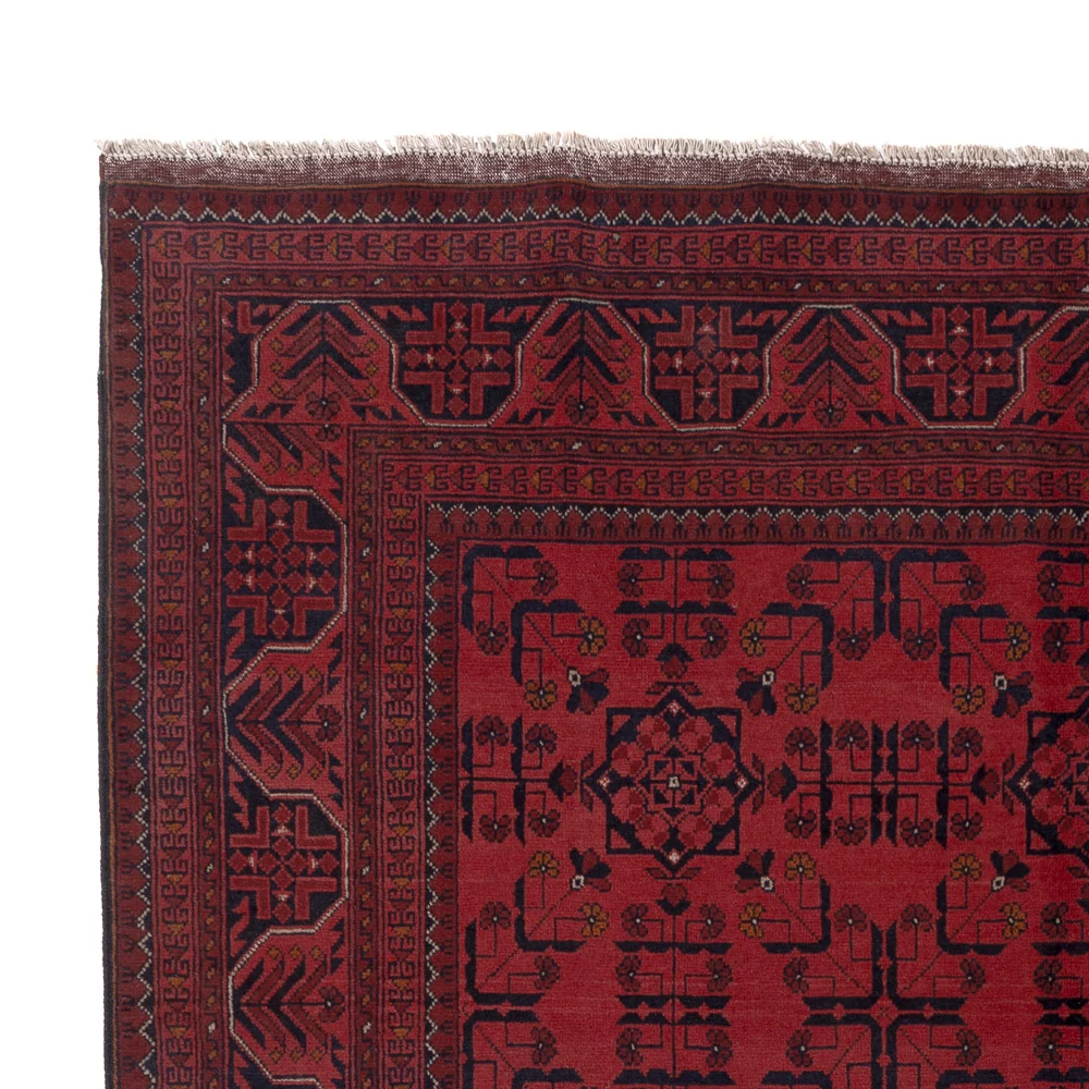 Afghanske tepper - Kunduz - 291 x 205 cm - rød