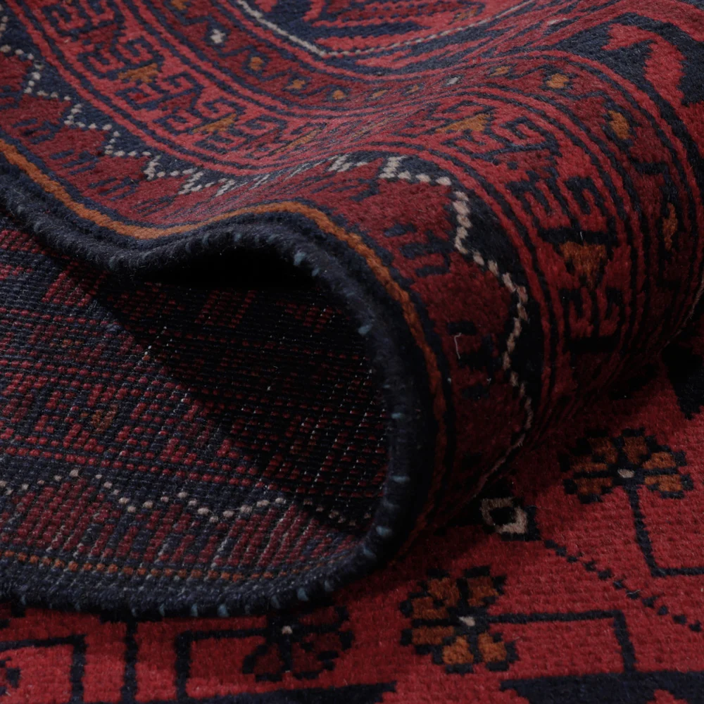 Afghanske tepper - Kunduz - 291 x 205 cm - rød