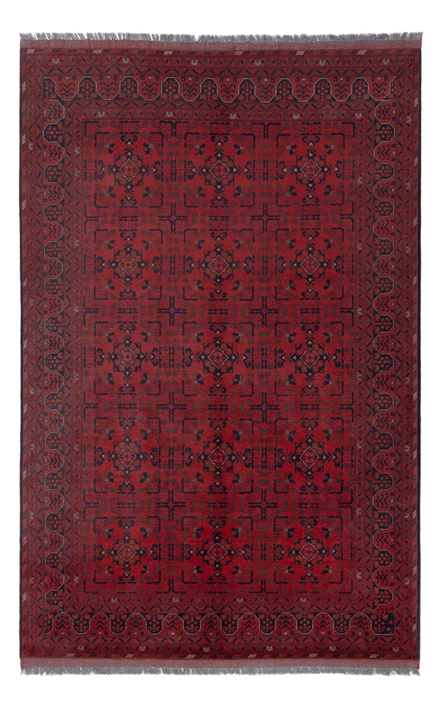 Afghanske tepper - Kunduz - 292 x 187 cm - rød