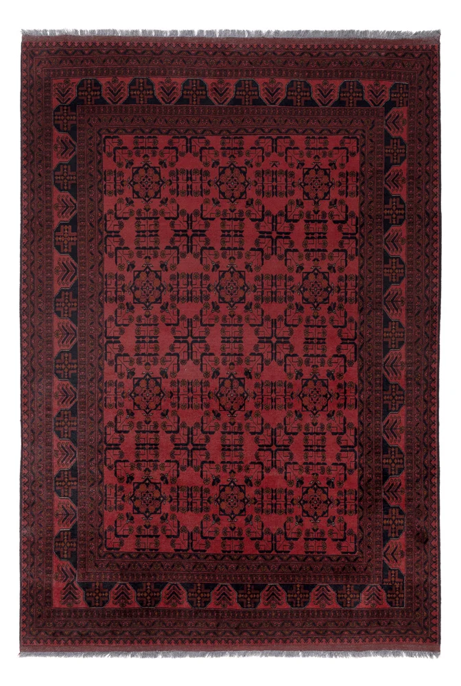 Afghanske tepper - Kunduz - 292 x 196 cm - rød
