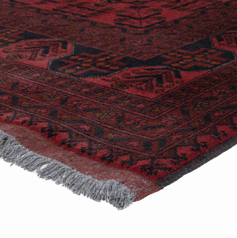 Afghanske tepper - Kunduz - 292 x 196 cm - rød