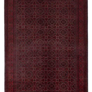 Afghanske tepper - Kunduz - 292 x 200 cm - rød