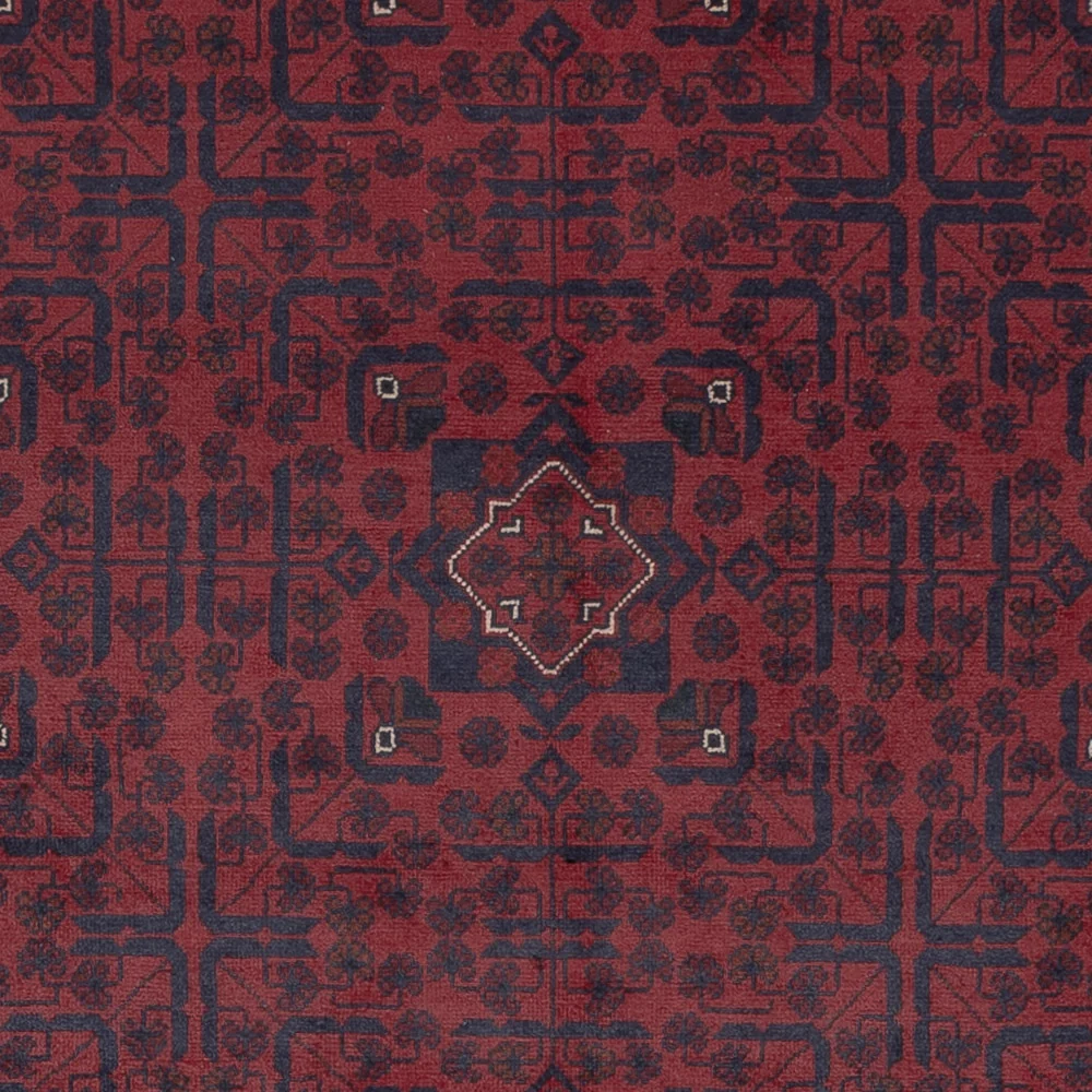 Afghanske tepper - Kunduz - 292 x 200 cm - mørk rød