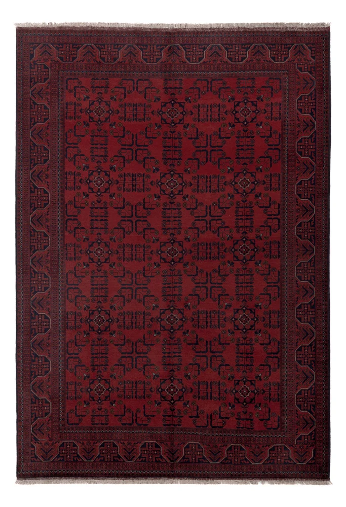 Afghanske tepper - Kunduz - 292 x 202 cm - rød
