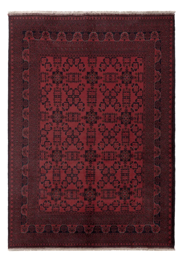 Afghanske tepper - Kunduz - 292 x 205 cm - rød