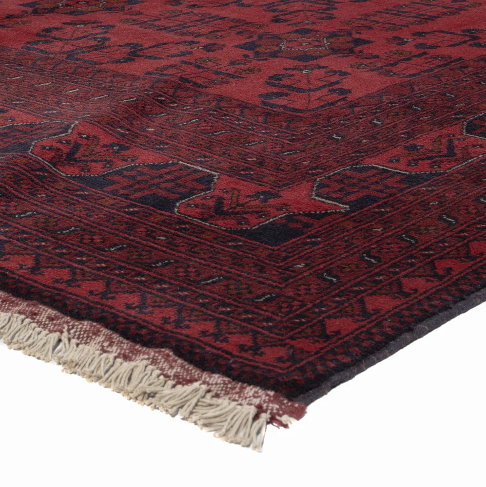 Afghanske tepper - Kunduz - 292 x 205 cm - rød