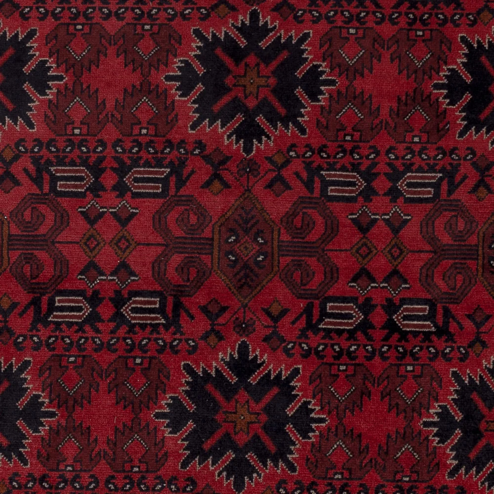 Afghanske tepper - Kunduz - 293 x 199 cm - rød